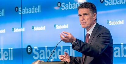 El consejero delegado de Banco Sabadell, Jaume Guardiola.