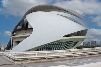 Fachada del Palau de Les Arts de Valencia, en una imagen de archivo.