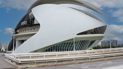 Fachada del Palau de Les Arts de Valencia, en una imagen de archivo.
