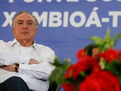 Michel Temer durante evento em Xambioá (TO), nesta quinta-feira