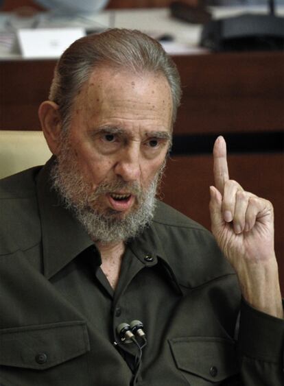 Former Cuban leader Fidel Castro.