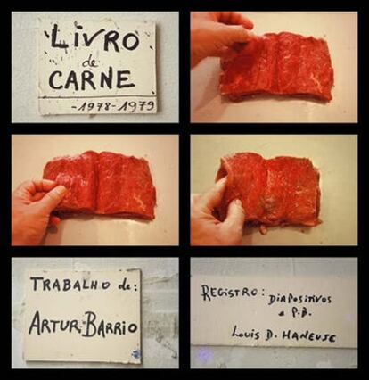 Obra 'Livro de carne', 1978-1979, de Artur Barrio