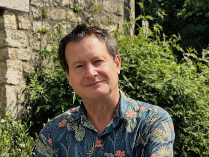 Bruce Hood photographed in the garden of his home in Bristol (United Kingdom).