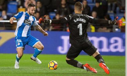 Andone y Asenjo, en un mano a mano.