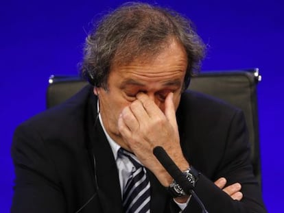 Michel Platini, el 2013.