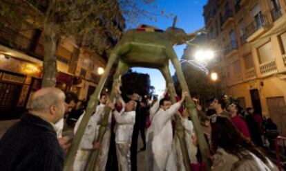 Un momento de la 'plantà' de Noscarmientas