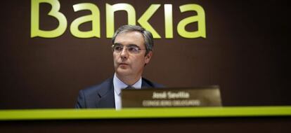 El consejero delegado de Bankia, Jos&eacute; Sevilla. EFE/Archivo