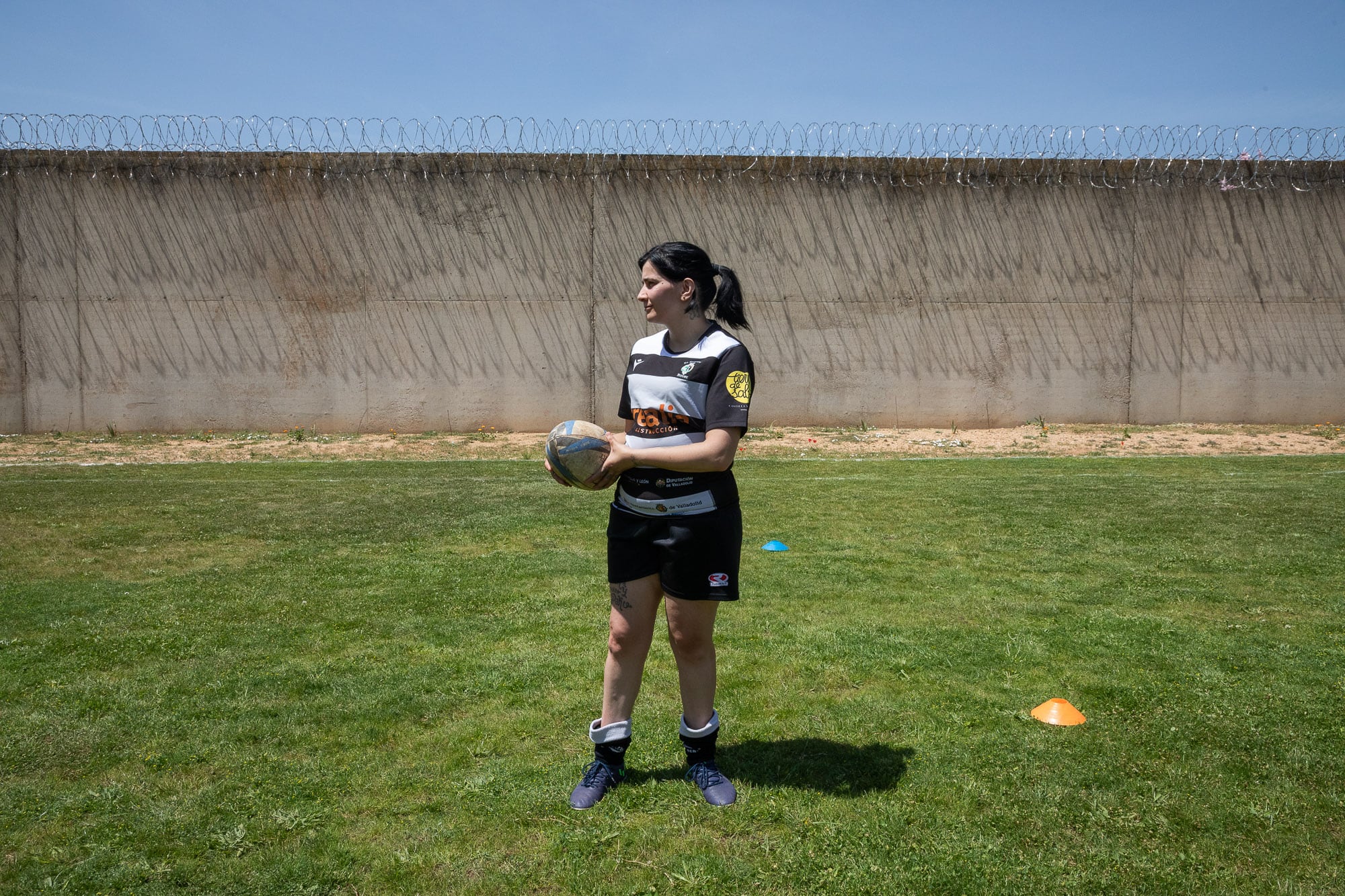 Elena Lozano, durante el entrenamiento.