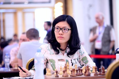 La china Yifán Hou, única mujer entre los cien mejores ajedrecistas del mundo.