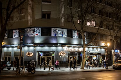 Fachada de la discoteca Kapital, el punto en el que murió un menor de 15 años por un machetazo en el pecho, una semana después del homicidio.