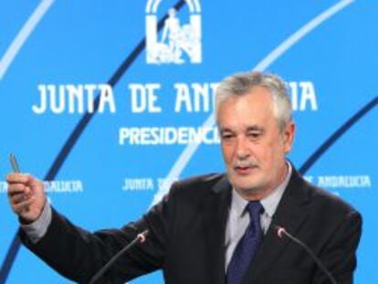  El presidente andaluz, Jos&eacute; Antonio Gri&ntilde;&aacute;n,