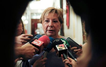 Celia Villalobos, presidenta de la comisión del Pacto de Toledo.