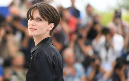 La actriz francesa Marine Vacth, en la presentación de 'L'Amant Double', en Cannes.