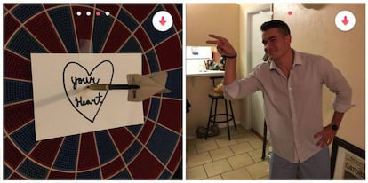 Secuencia de imágenes con las que Jared se ha ganado el corazón de Tinder.