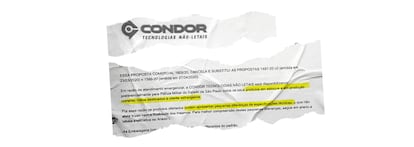 Los documentos de Condor muestran que la empresa informó a la policía de São Paulo sobre diferencias en los productos fabricados para la venta en el exterior.