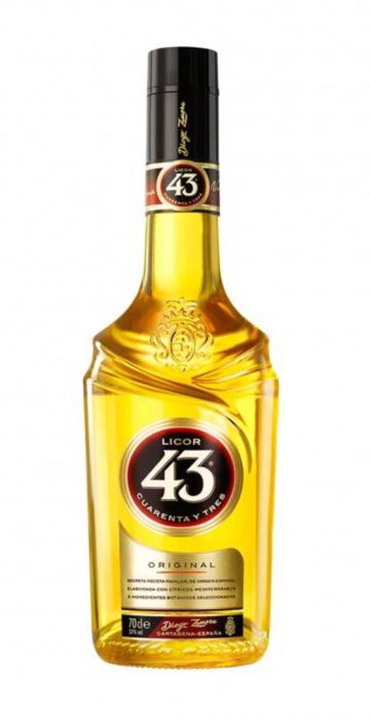 Una botella de Licor 43, el producto estrella de la marca.