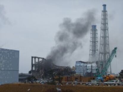 Las instalaciones de Fukushima tras el desastre.