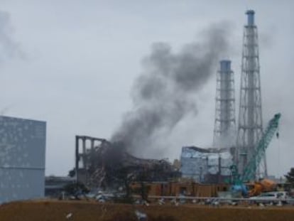 Las instalaciones de Fukushima tras el desastre.