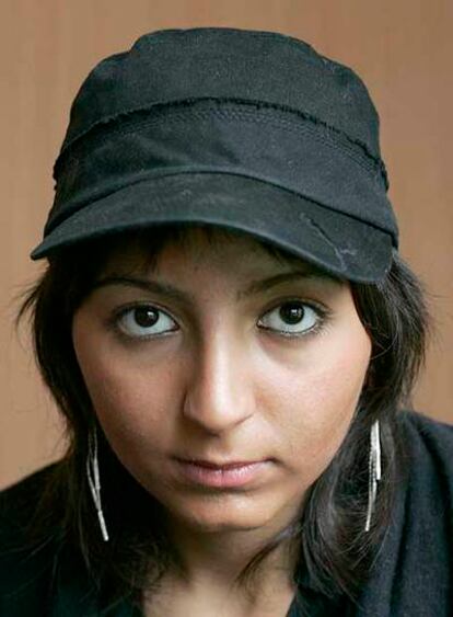 Hana Makhmalbaf, ayer en San Sebastián.