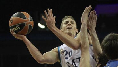 Jaycee Carroll, en un partido de Euroliga