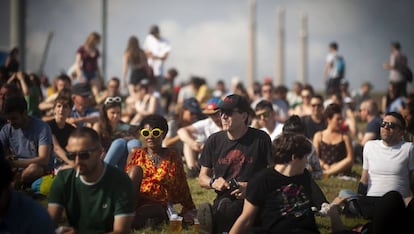 Ambiente en la primera jornada ayer del Primavera Sound.