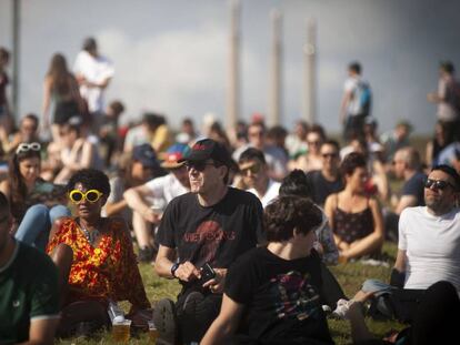 Ambiente en la primera jornada ayer del Primavera Sound.