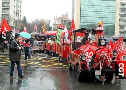 La manifestación ha transcurrido por el Paseo de la Castellana, en Madrid.