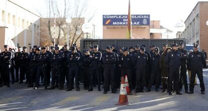 Homenaje en Madrid al agente fallecido.