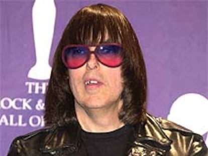 Johnny Ramone, en la 17ª edición del Rock and Roll Hall of Fame.