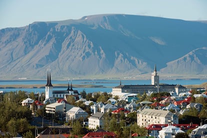 Reykjavik, la capital de Islandia.