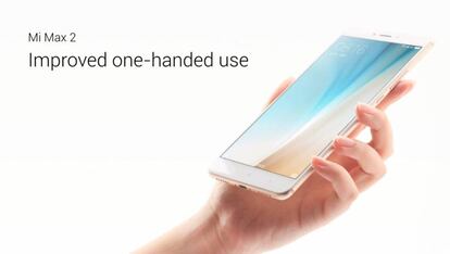 El Xiaomi Mi Max 2 cuenta con un modo de uso con una sola mano