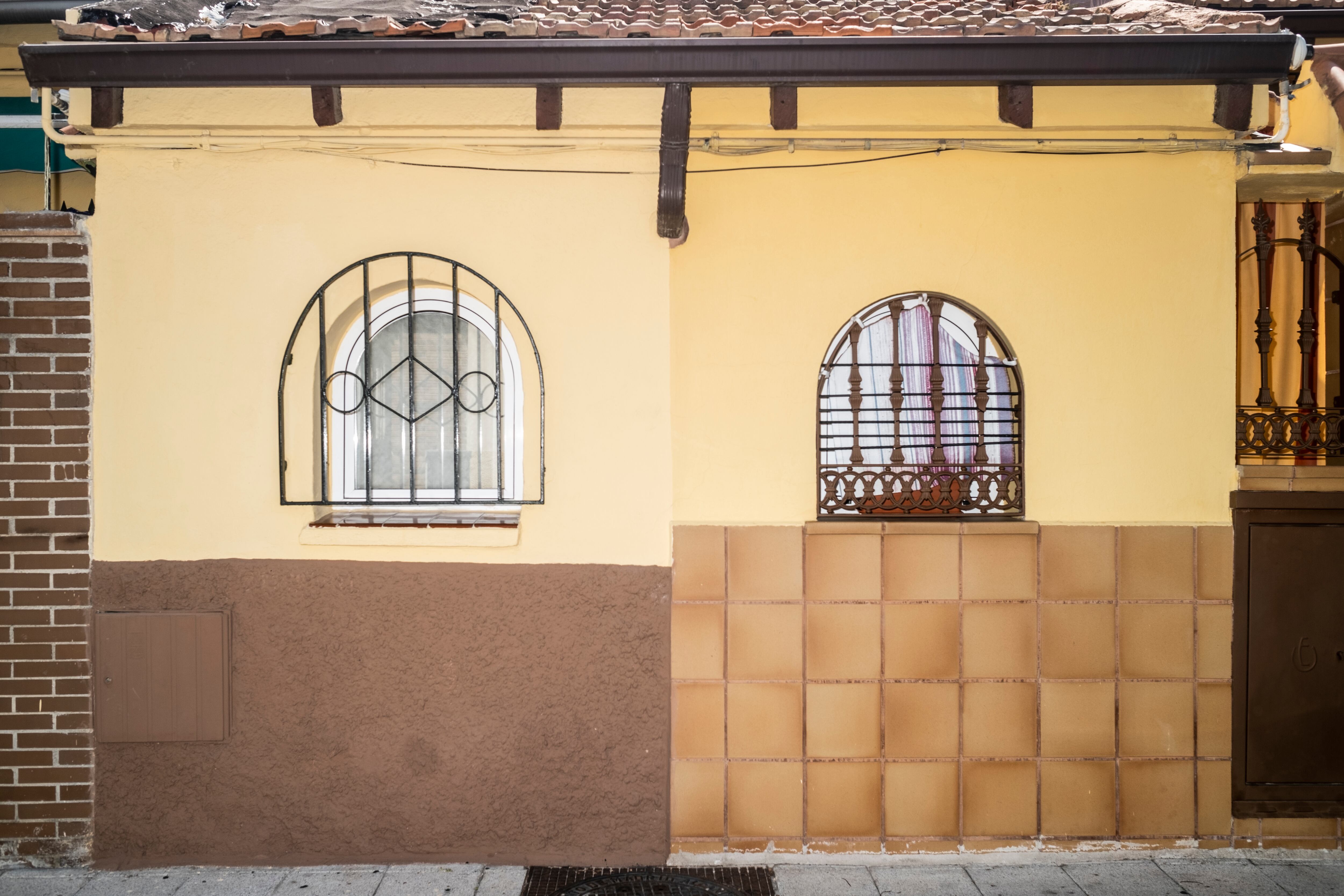 Casas bajas en la colonia de San Fermín. 