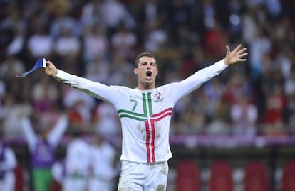 Cristiano, tras el partido ante República Checa.