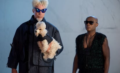 Will Ferrell como Mugatu y Nathan Lee Graham interpreta a Todd en 'Zoolander 2'.