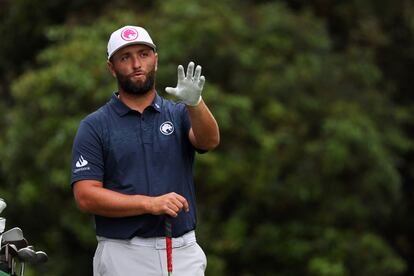 Jon Rahm, este martes en Augusta.