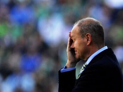 Pepe Mel, en un partido en el Benito Villamar&iacute;n. 