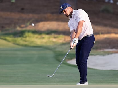 DeChambeau, en la tercera jornada del US Open.