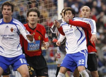 Diego Milito, durante el partido ante el Mallorca