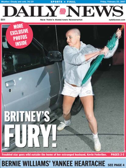 La portada del New York Daily News de febrero 2007.