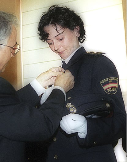 La subinspectora de la Policía Nacional, Rosa Crespo, en una fotografía de archivo de 1999.