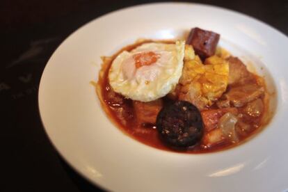 Los callos del restaurante Viavélez, en Madrid.