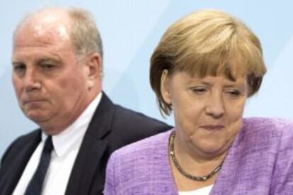 Hoeness y Merkel el año pasado.