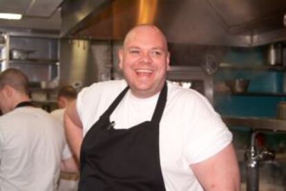 Tom Kerridge, chef y artífice del éxito de este 'pub' inglés.