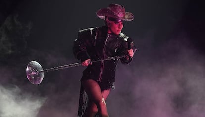 Lady Gaga durante el concierto celebrado en Inglewood, California, el pasado mes de diciembre.