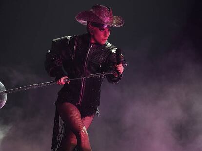 Lady Gaga durante el concierto celebrado en Inglewood, California, el pasado mes de diciembre.