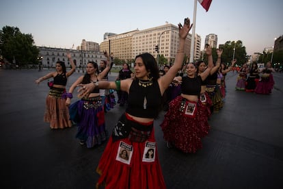 marcha contra la violencia machista en Chile. Acoso en el trabajo