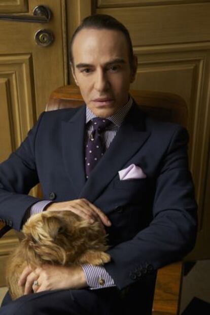 John Galliano, disenador de la Maison Martin Margiela.