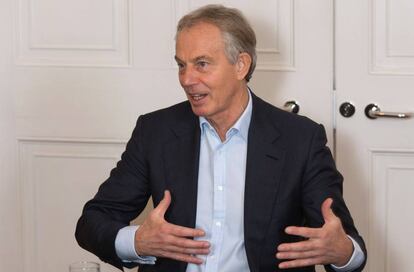 El ex primer ministro británico Tony Blair.