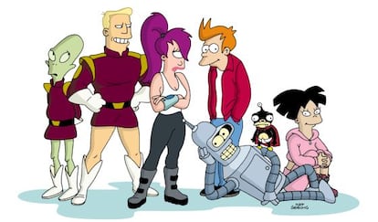 Imagen promocional de la serie &#039;Futurama&#039;.