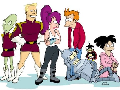 Imagen promocional de la serie &#039;Futurama&#039;.